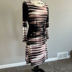 Ivanka Trump Long Sleeve Shift Dress